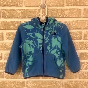 SOLD- Girls Size 18-24 mo North Face Fleece